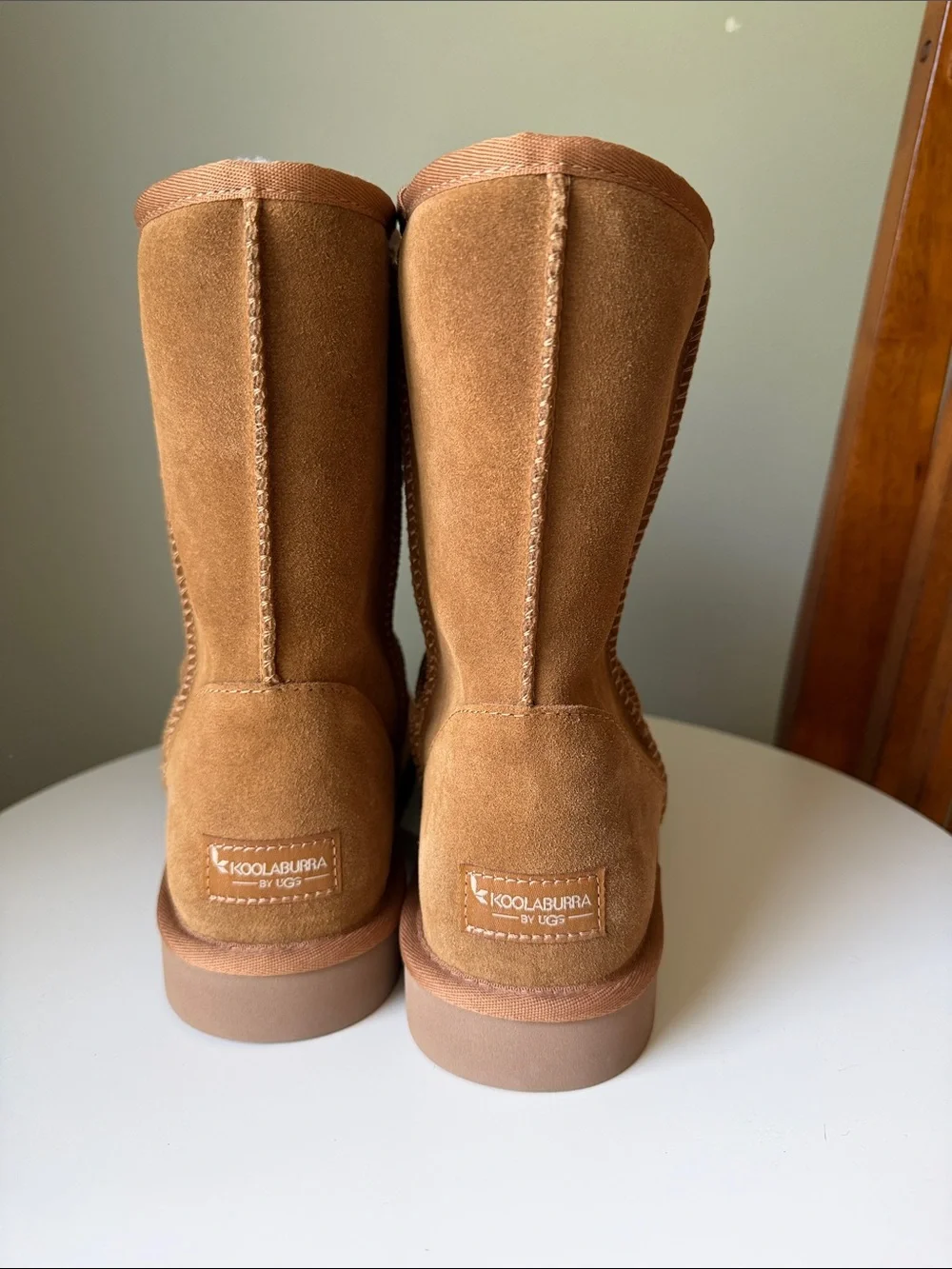 Koolaburra by UGG Koola Short Chestnut Suede Winter Boots Women’s 11 NWTB
